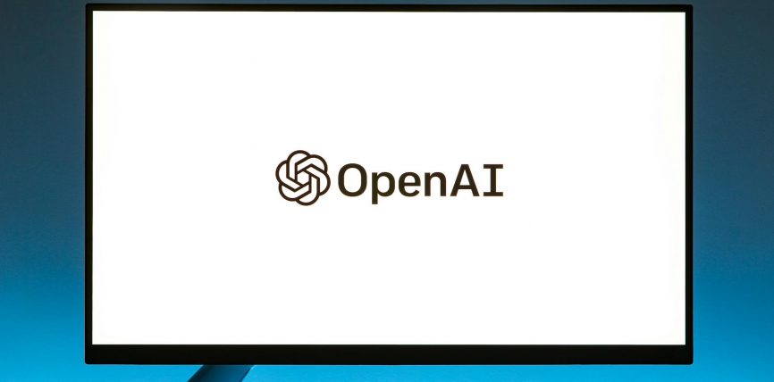 computer monitor with openai website loading screen